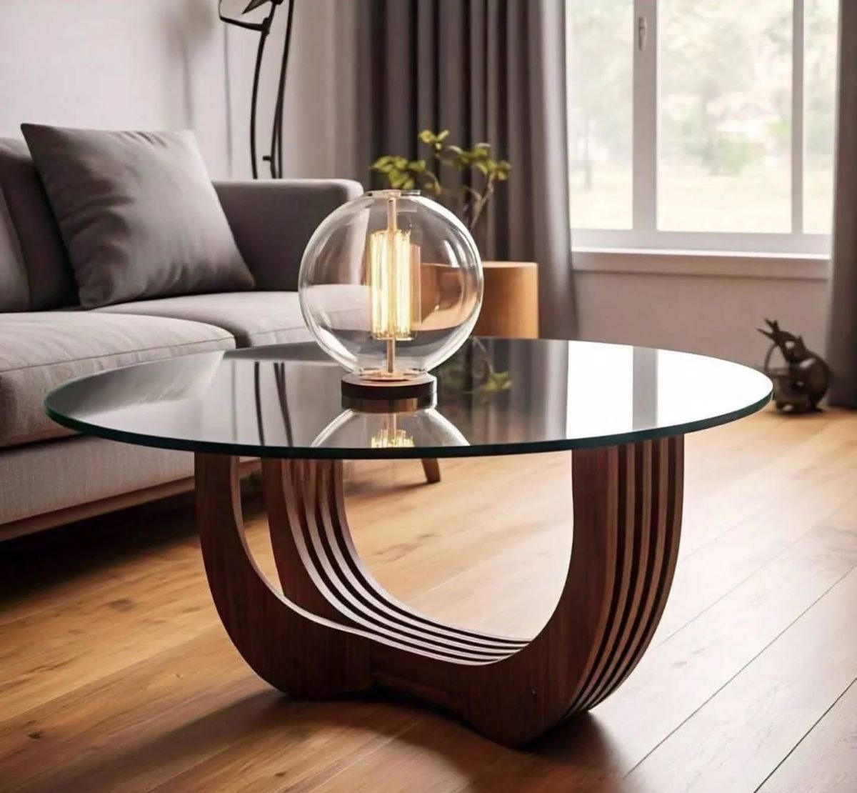 میز جلو مبلی گرد