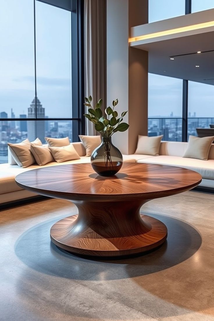 میز جلو مبلی گرد