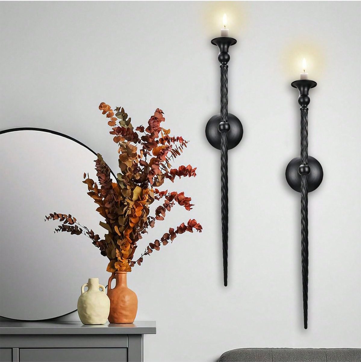 استند دیواری شمع