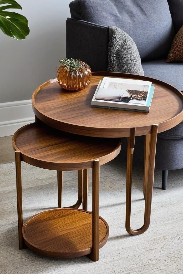 میز جلو مبلی گرد