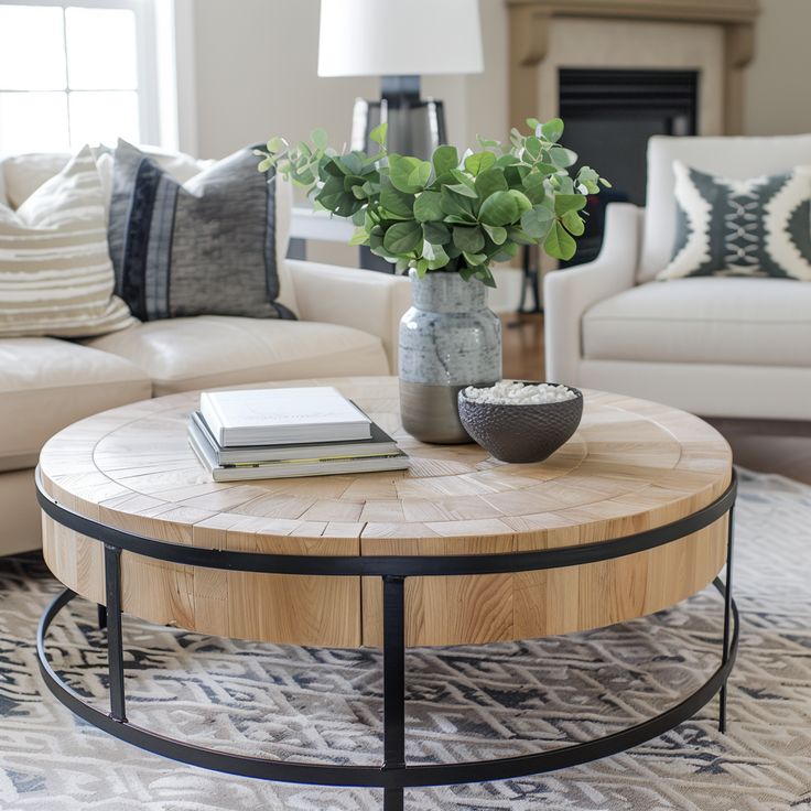 میز جلو مبلی گرد