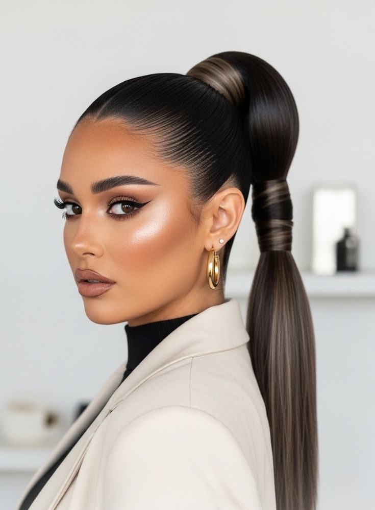 مدل مو دم اسبی