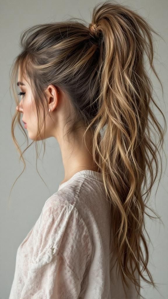 مدل مو دم اسبی