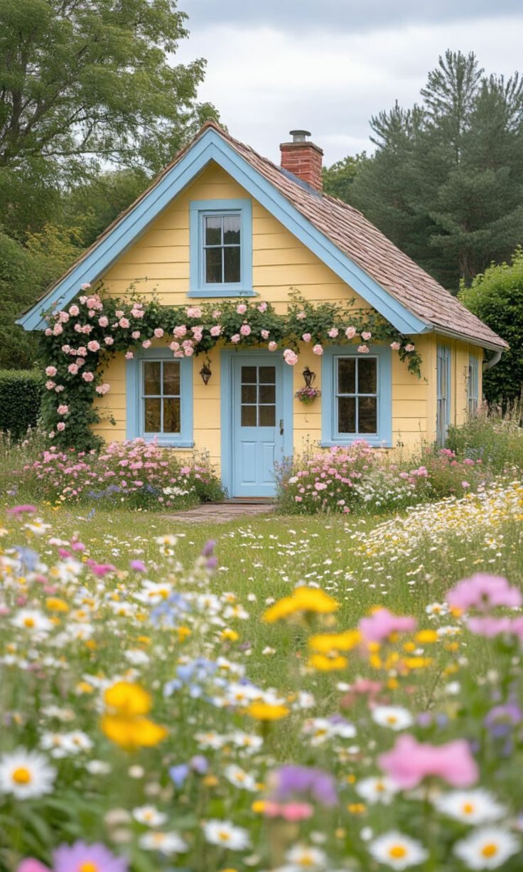  گل کاری جلوی در و تزیین ورودی با گل طبیعی