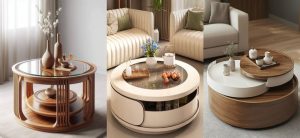 میز جلو مبلی گرد