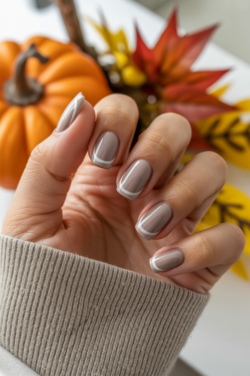 ناخ فرنچ رنگی