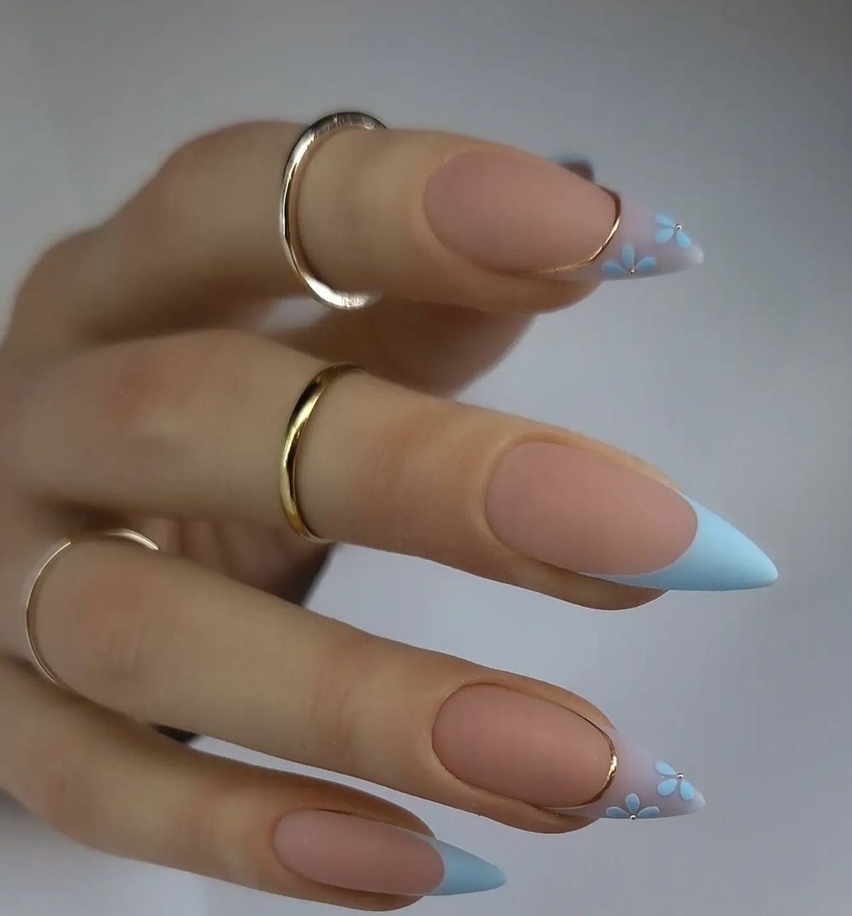 ناخ فرنچ رنگی