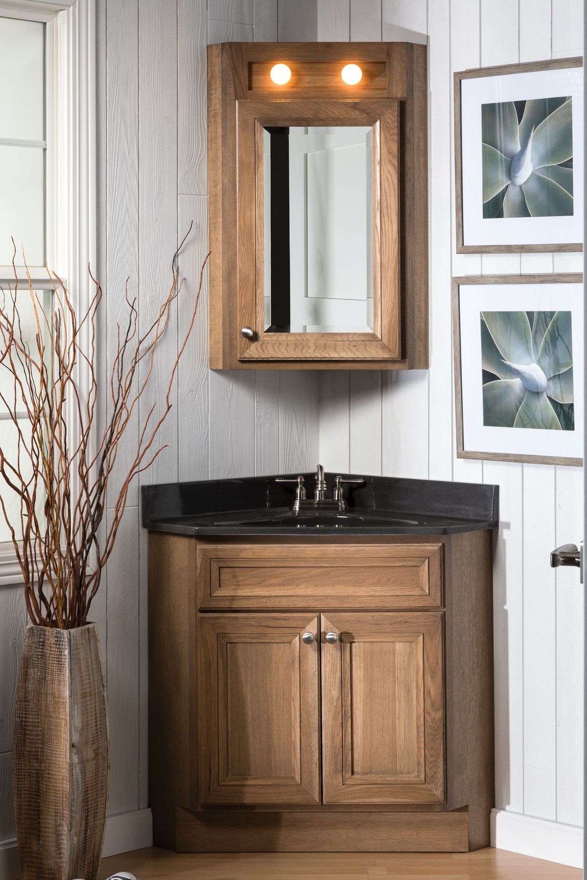 سینک روشویی کنج برای دستشویی های کوچک