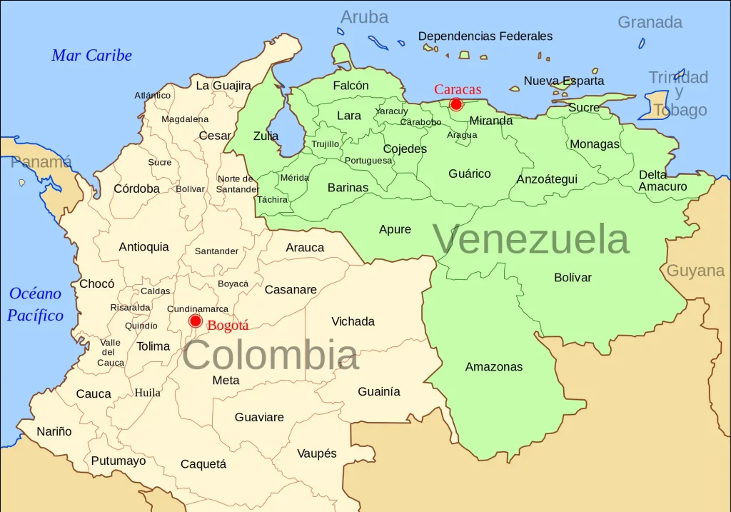 نقشه ونزوئلا 