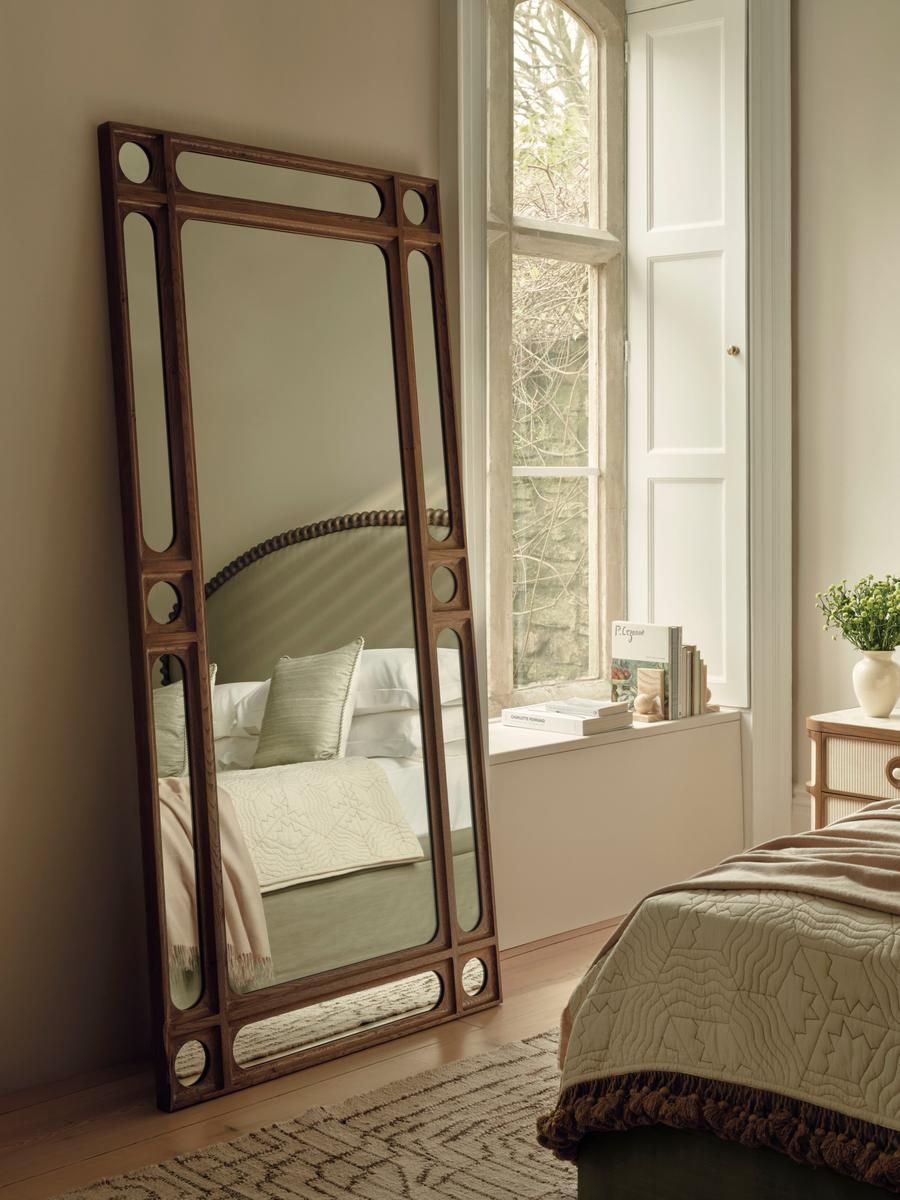 آینه قدی چوبی 