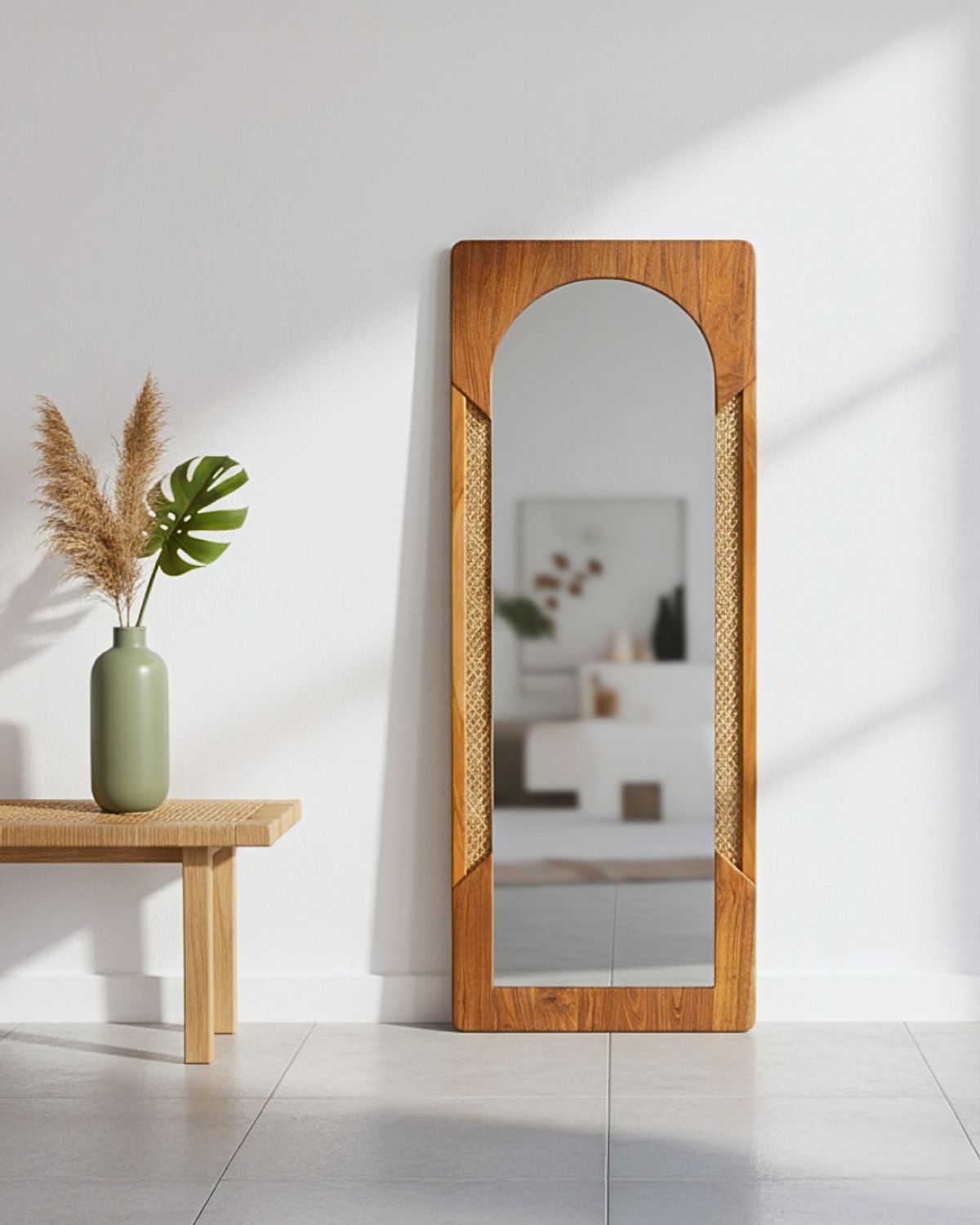 آینه قدی چوبی 