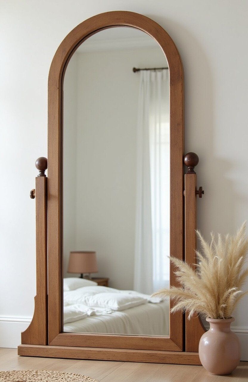 آینه قدی چوبی 