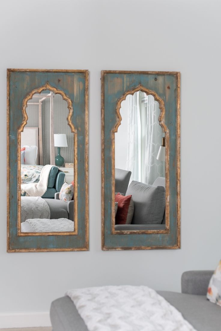 آینه قدی چوبی 