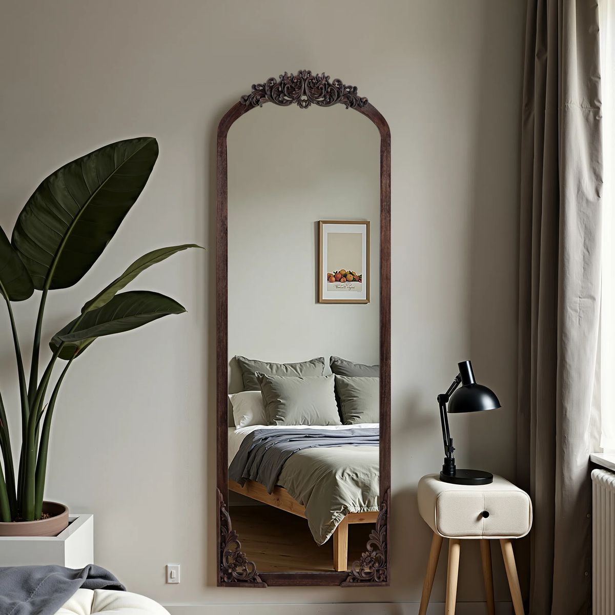 آینه قدی چوبی 