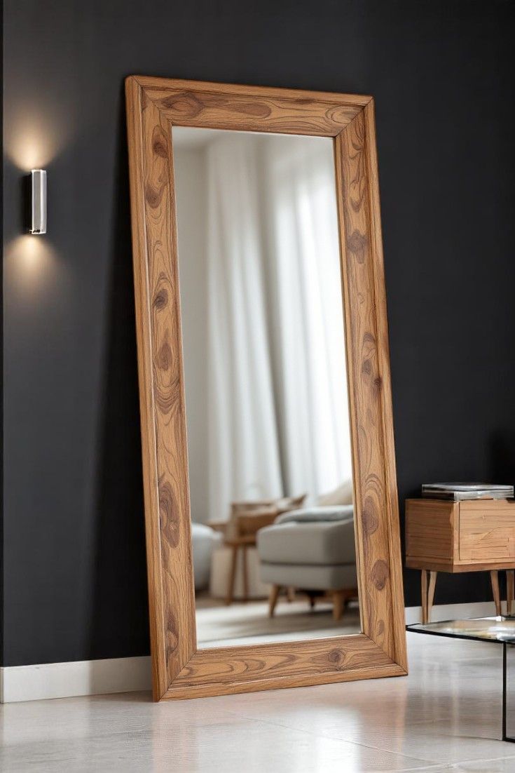 آینه قدی چوبی 