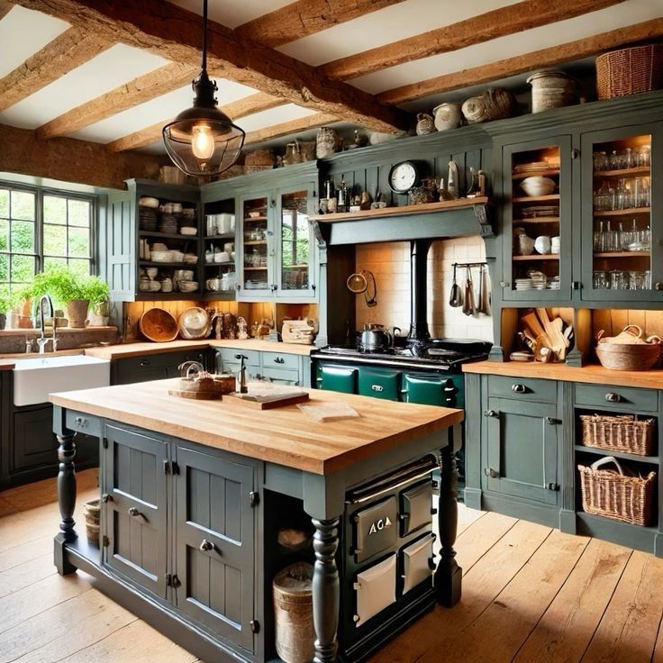 آشپزخانه روستیک