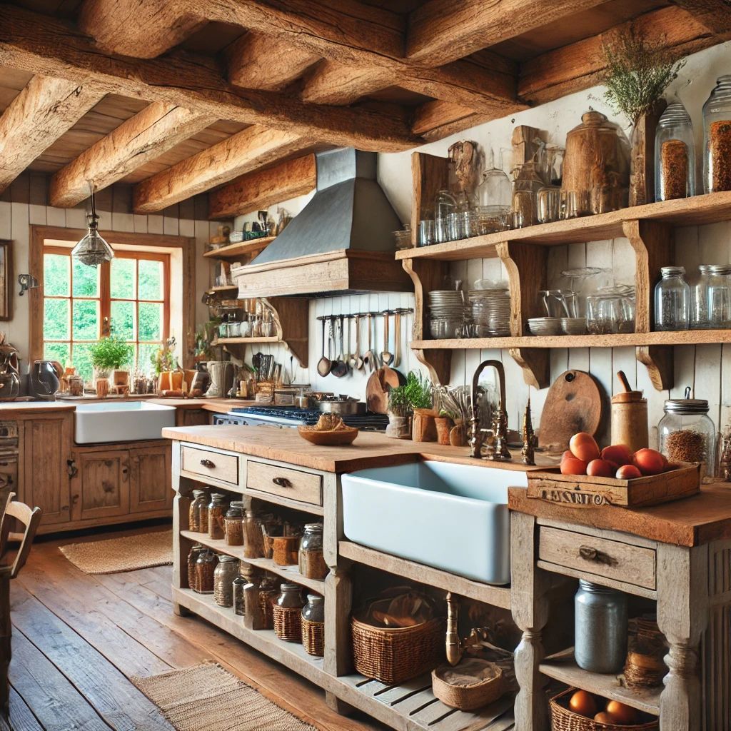 آشپزخانه روستیک