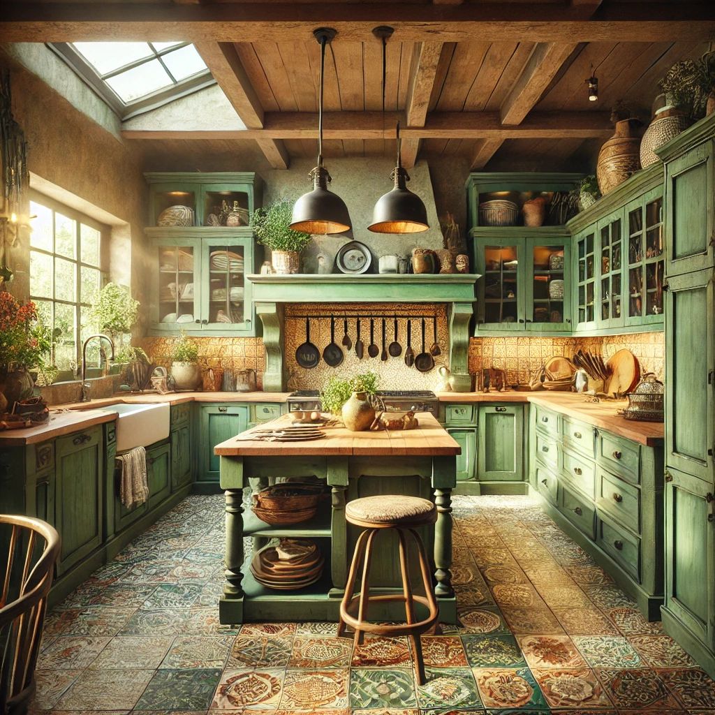 آشپزخانه روستیک