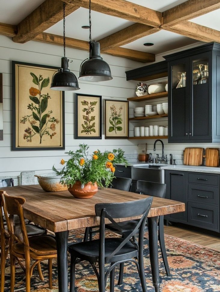 آشپزخانه روستیک