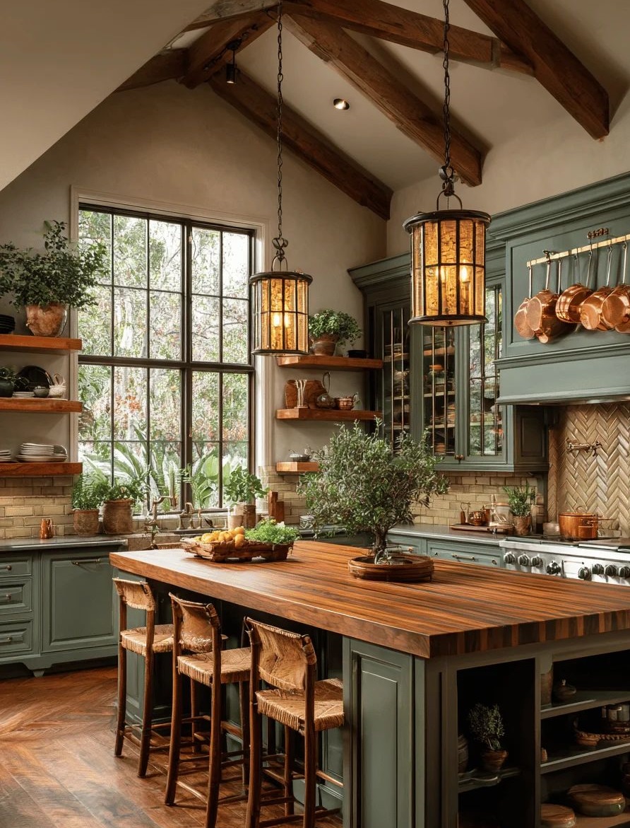 آشپزخانه روستیک