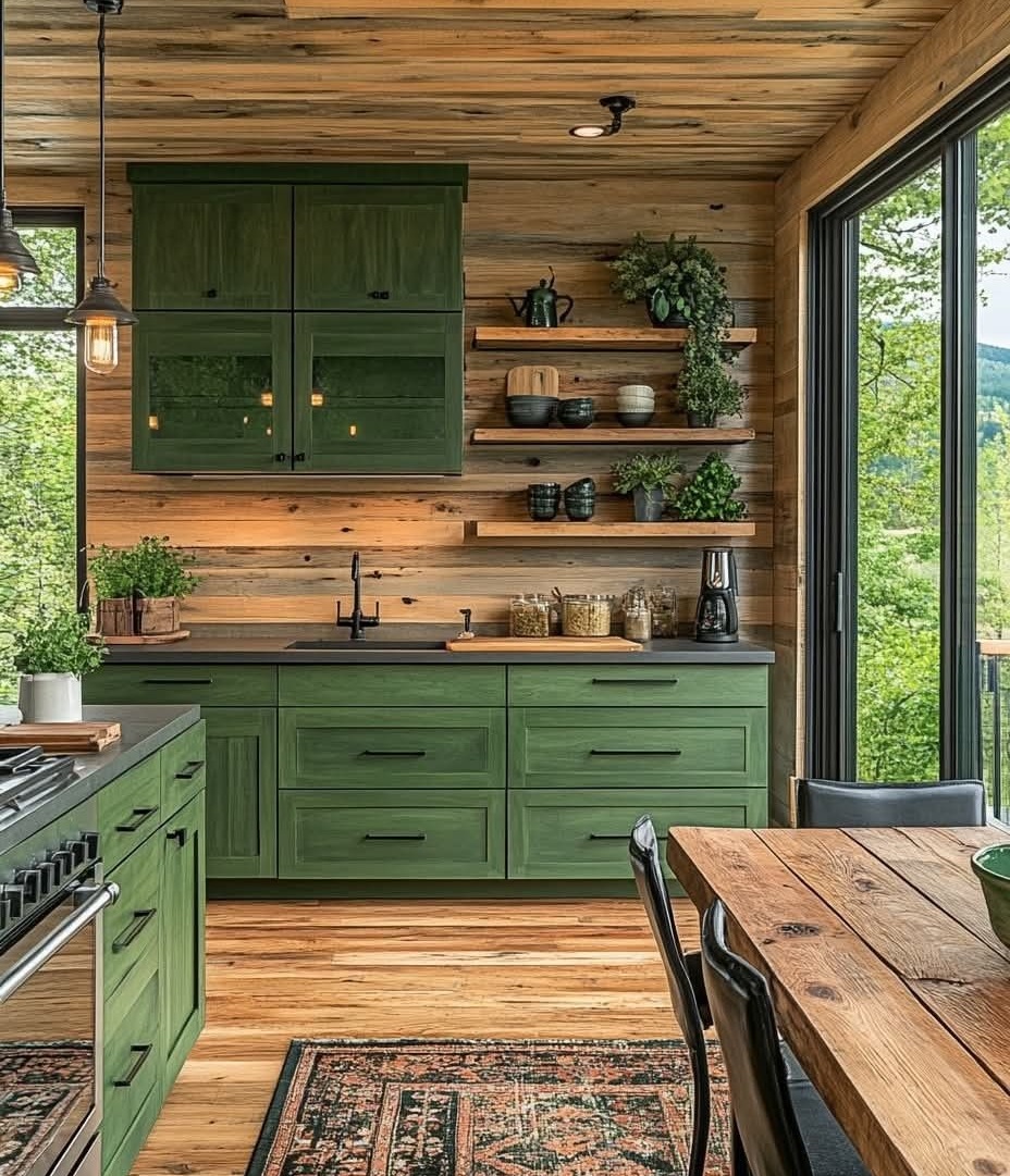 آشپزخانه روستیک