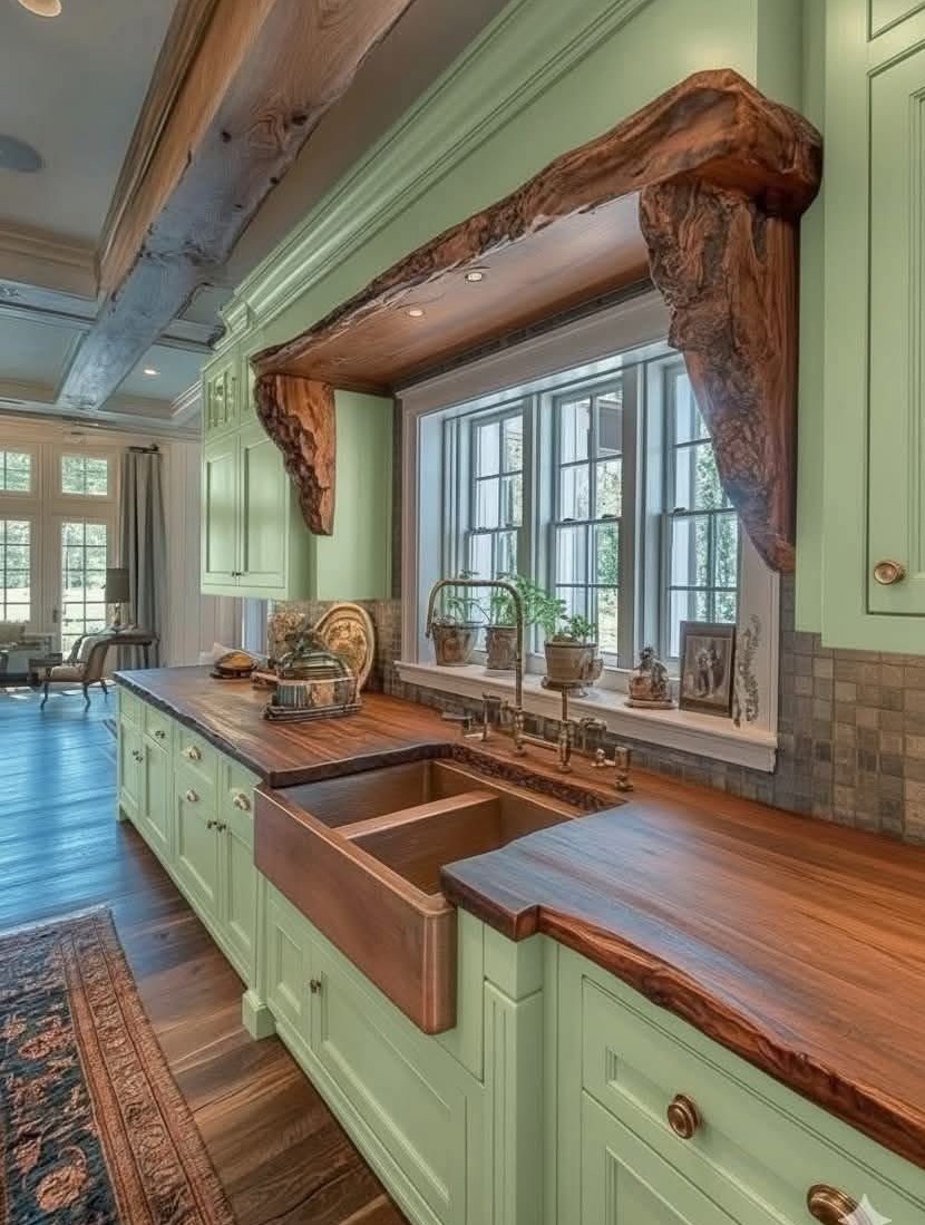 آشپزخانه روستیک