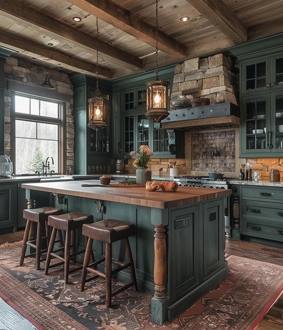 آشپزخانه روستیک