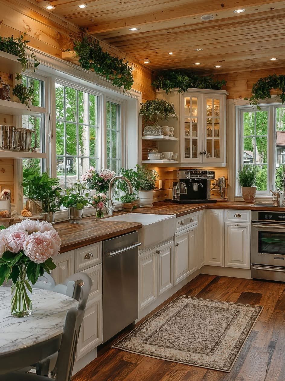 آشپزخانه روستیک