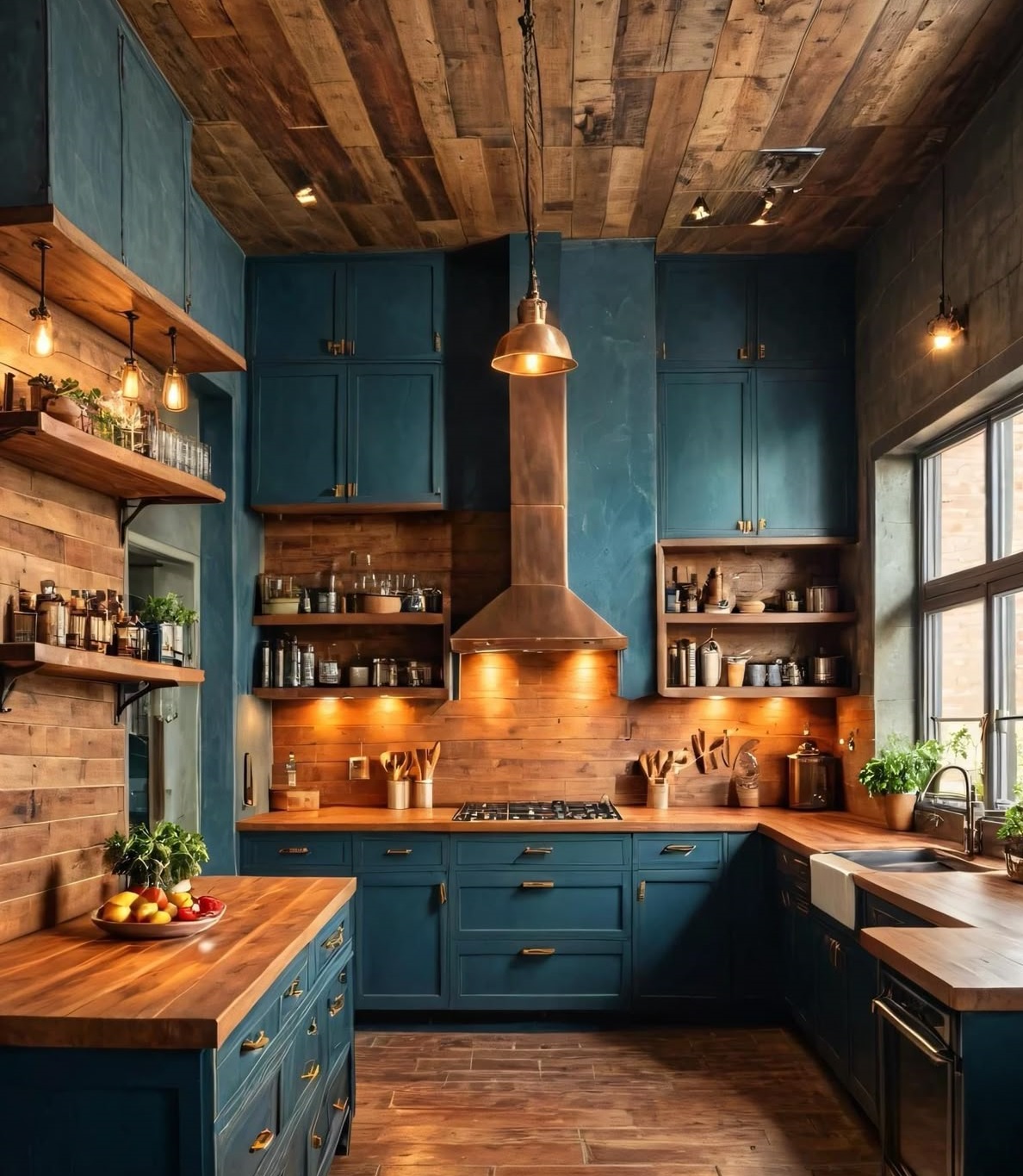 آشپزخانه روستیک