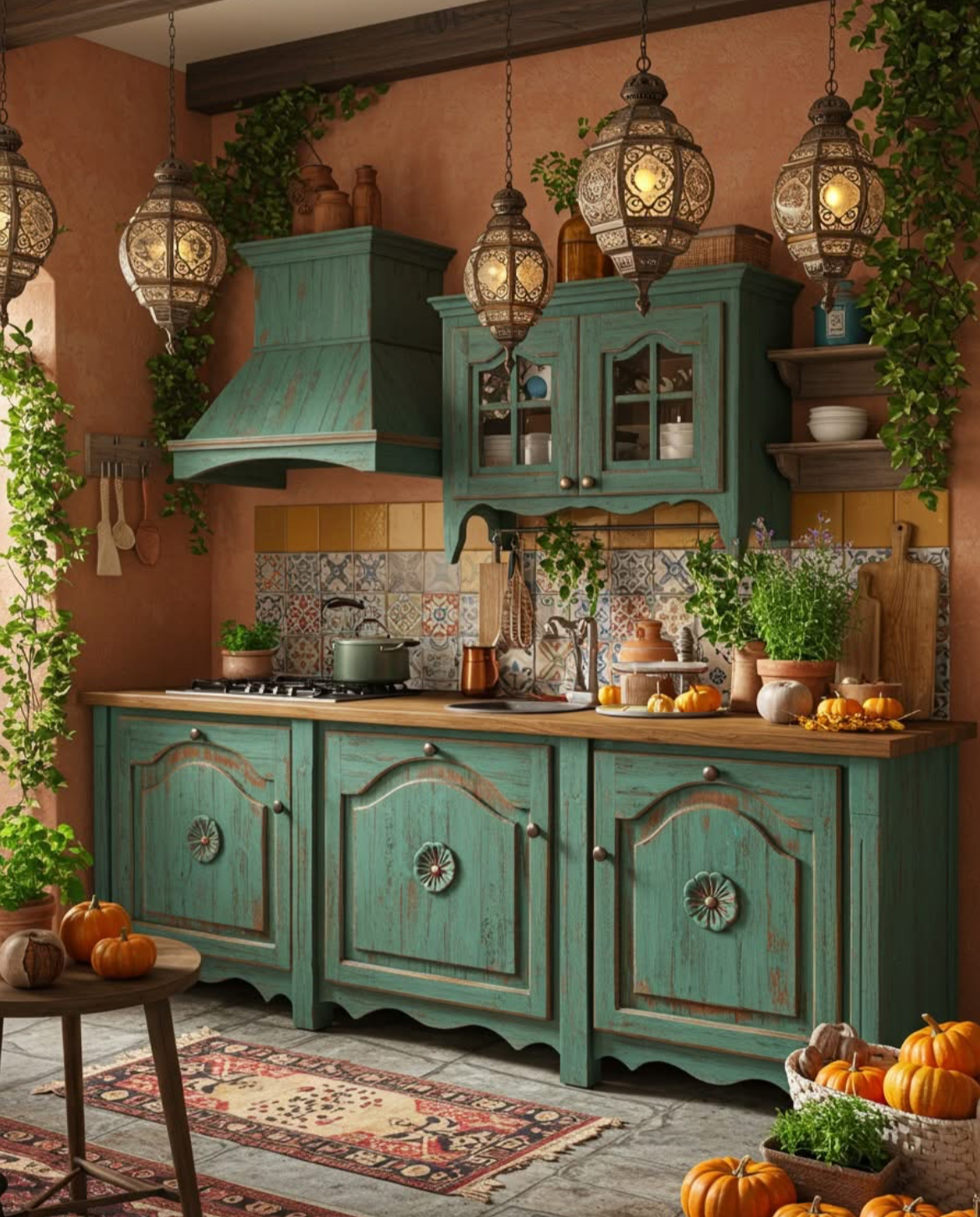 آشپزخانه روستیک