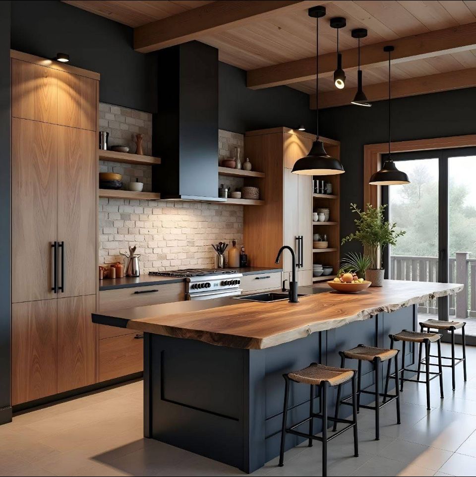 آشپزخانه روستیک