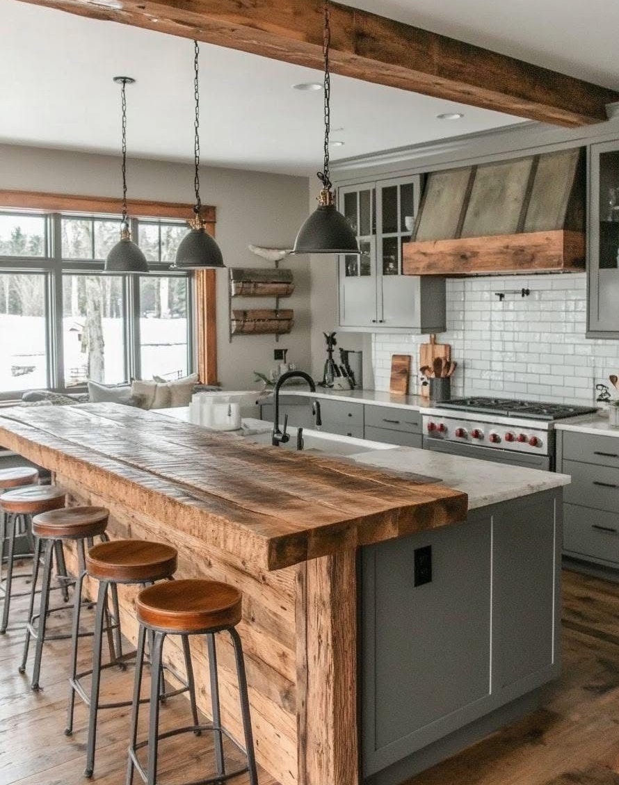 آشپزخانه روستیک