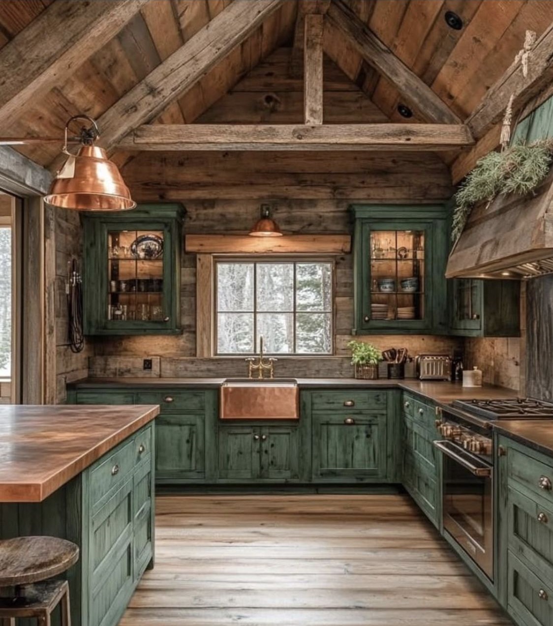 آشپزخانه روستیک