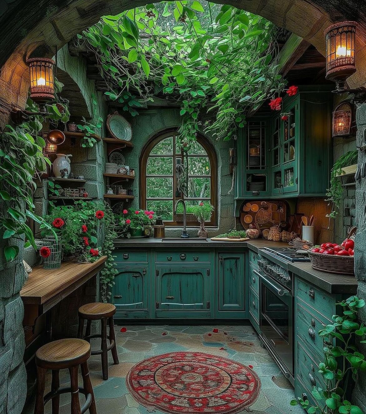 آشپزخانه روستیک