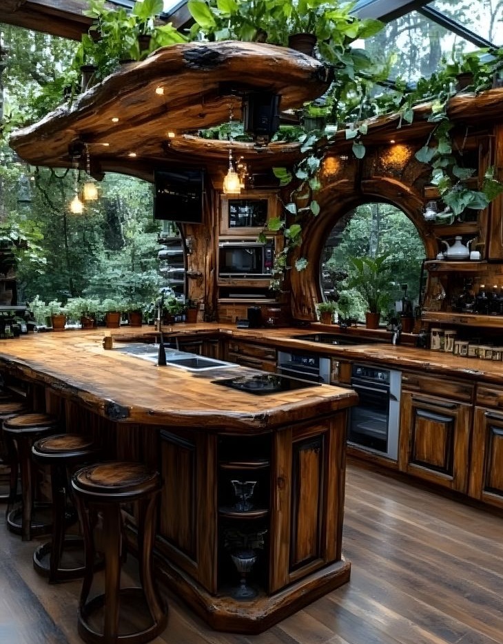 آشپزخانه روستیک