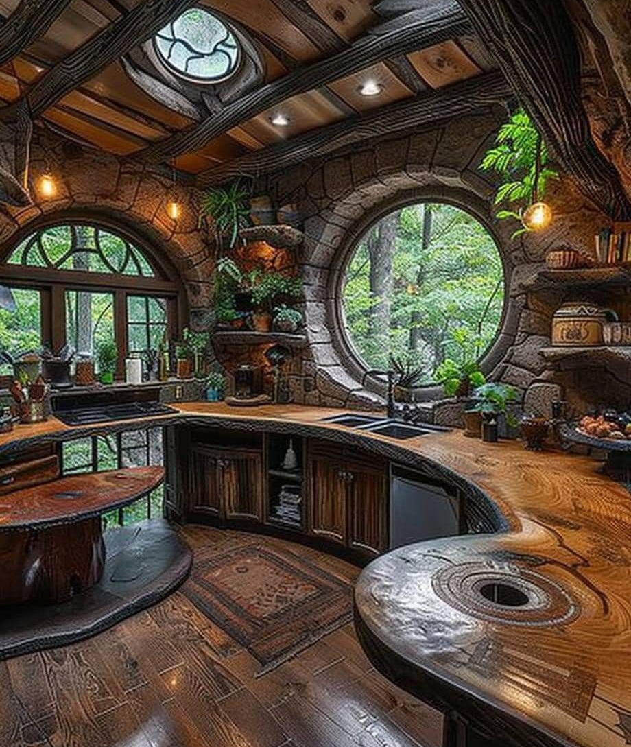 آشپزخانه روستیک