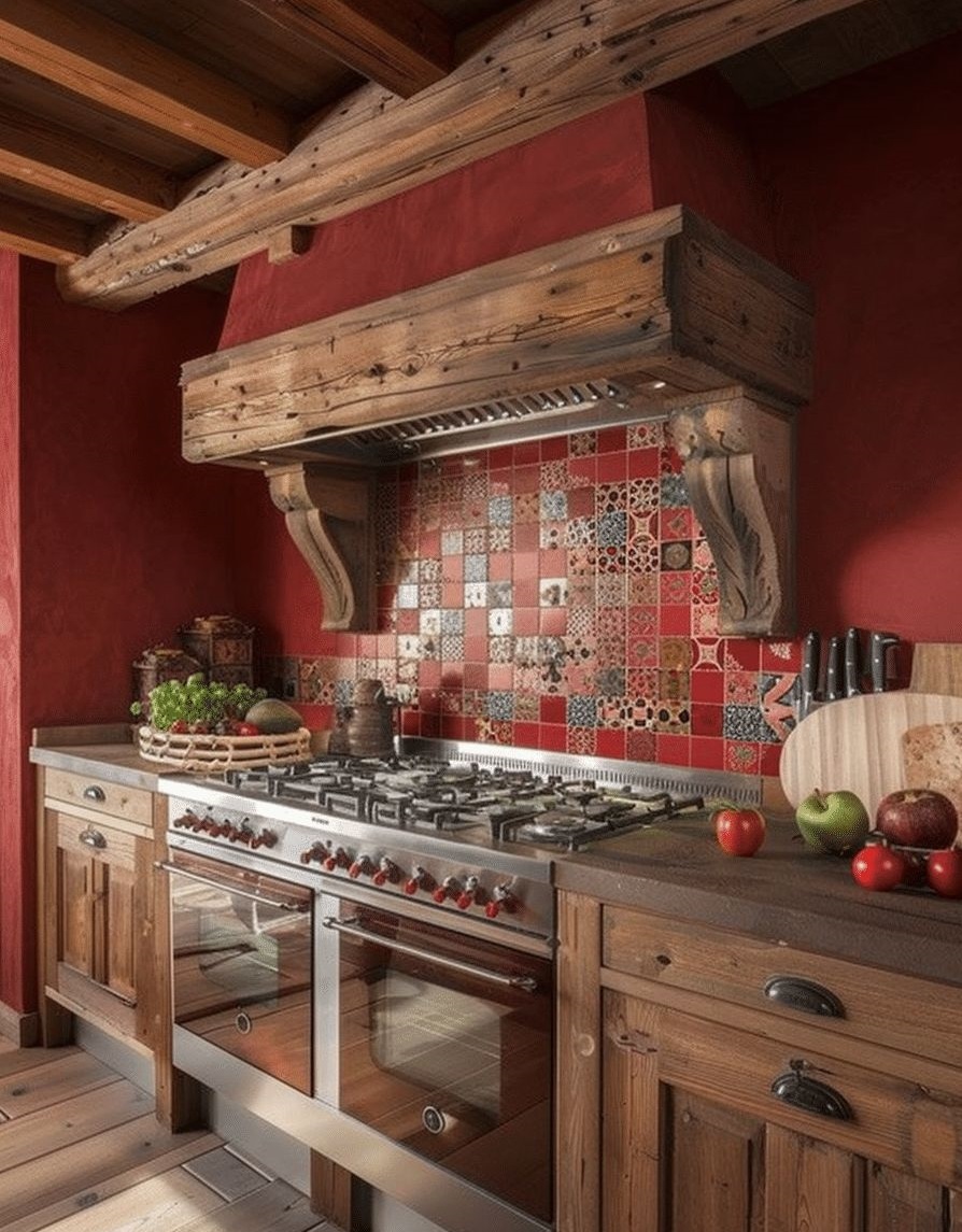 آشپزخانه روستیک