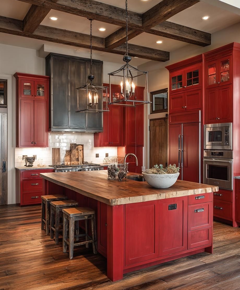 آشپزخانه روستیک