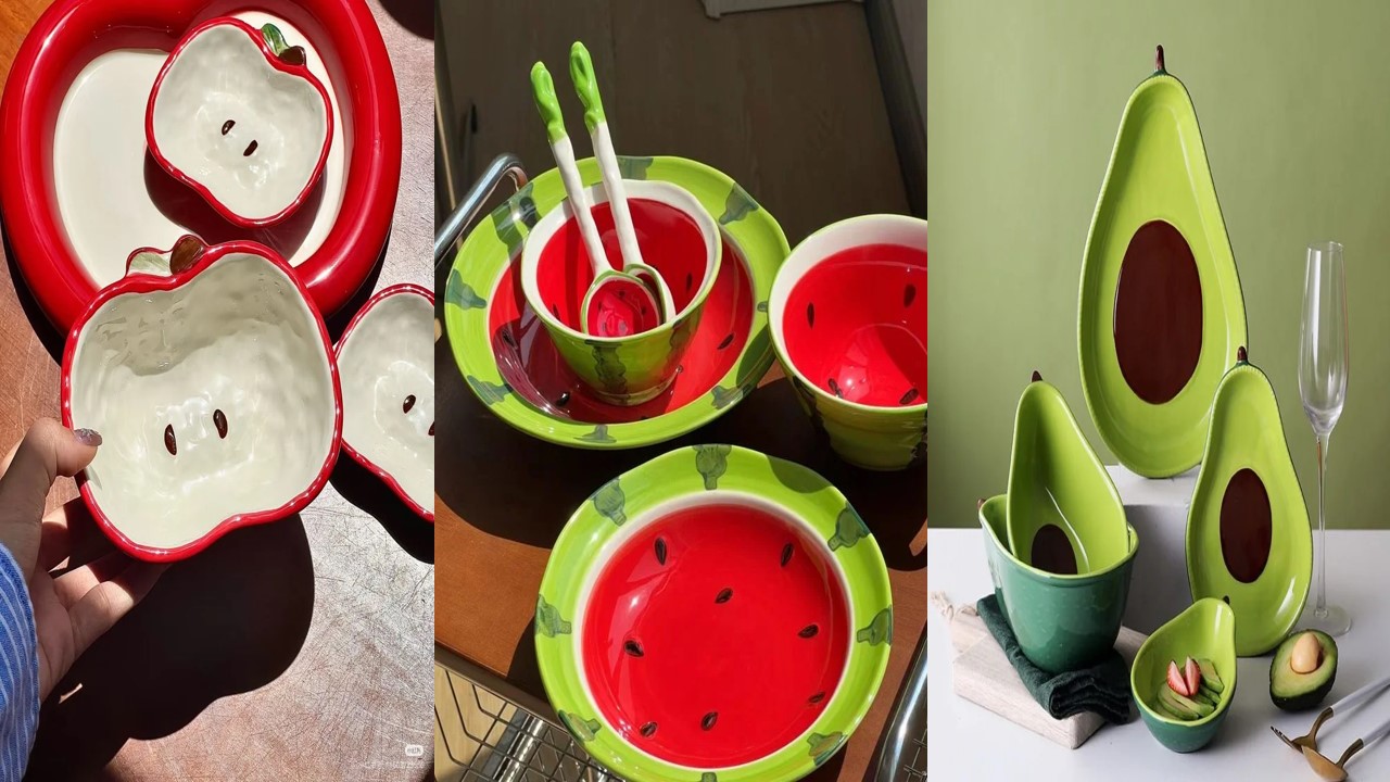 ظروف فانتزی طرح میوه