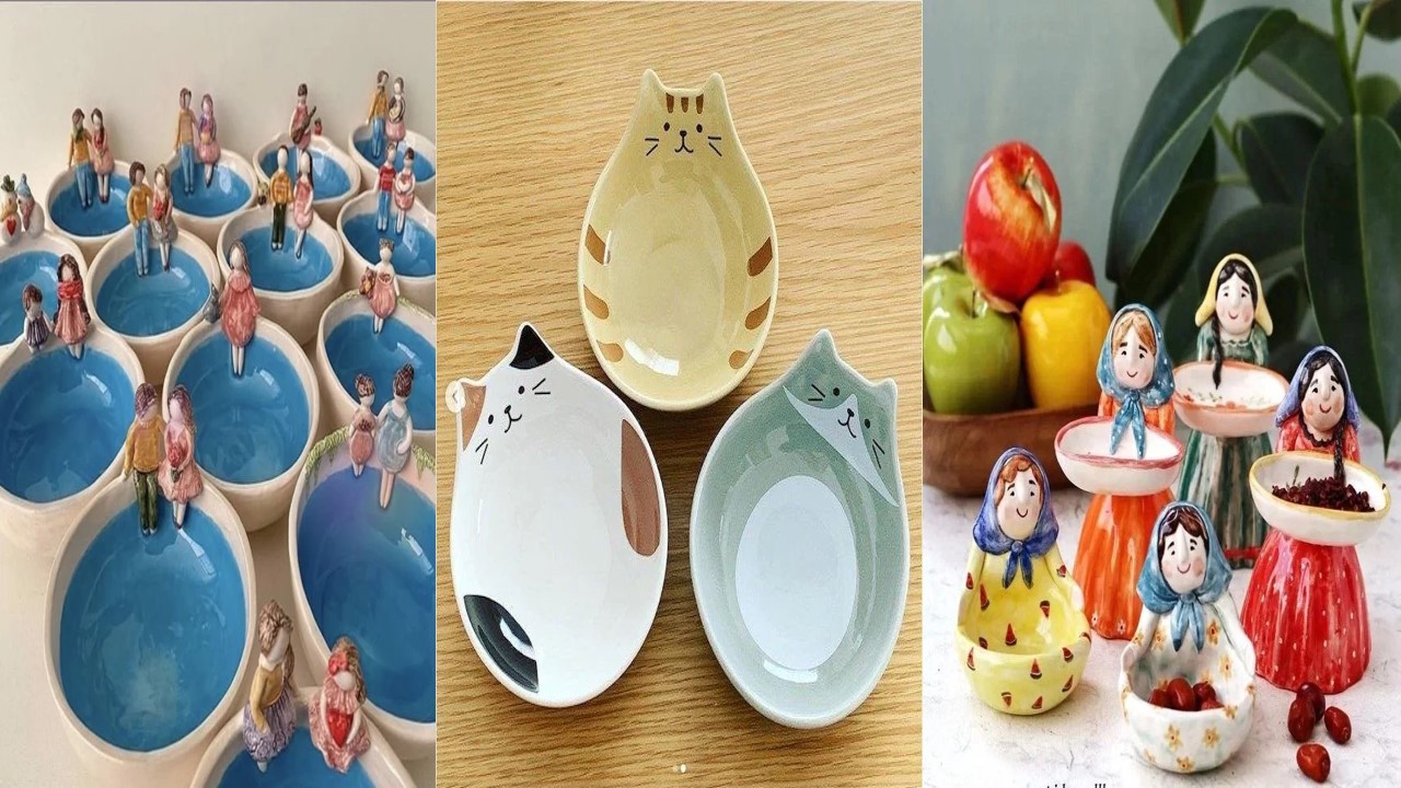 پیاله‌های سرامیکی فانتزی