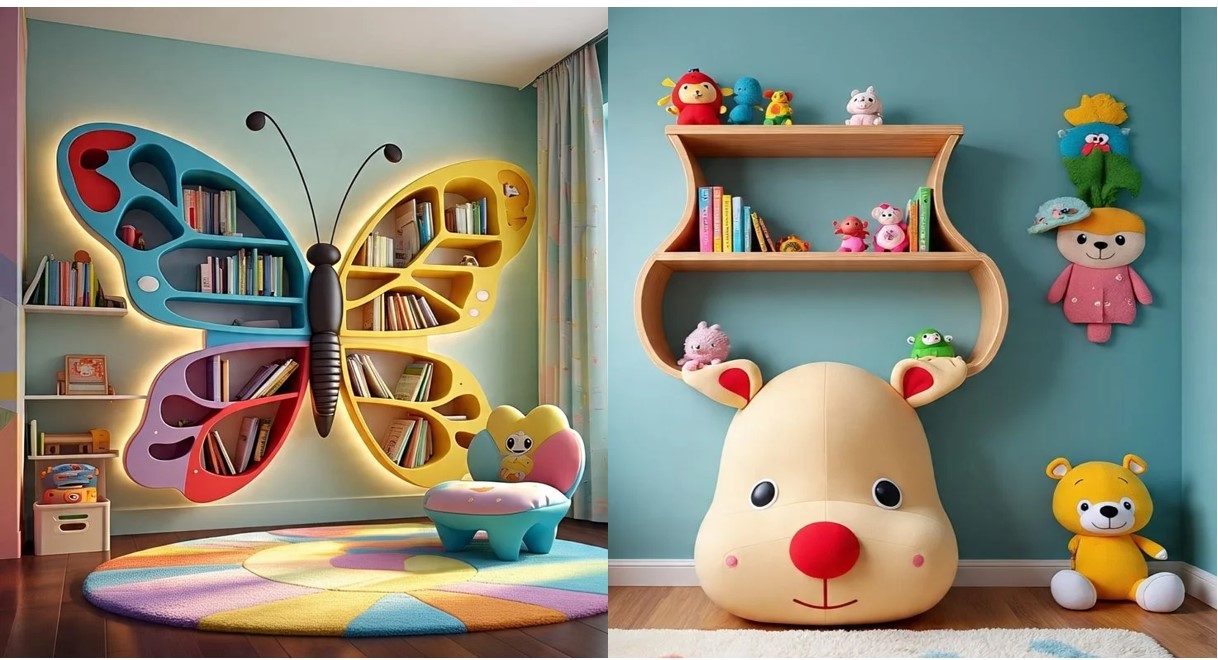 شلف دیواری اتاق کودک