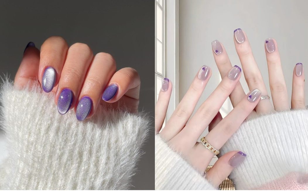 لاک ژل آیس بنفش