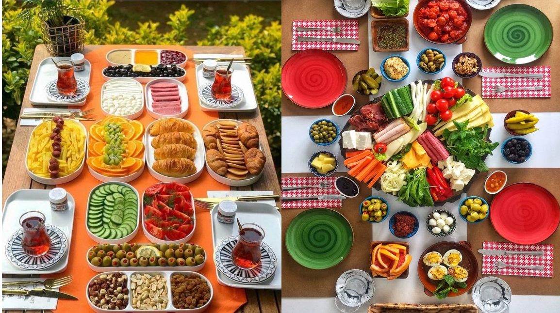 تزیین میز صبحانه