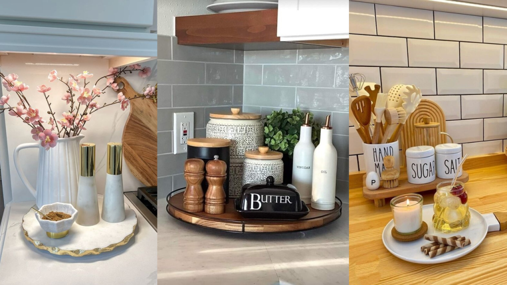 جدیدترین دکوری‌های روی کانتر و کابینت + ایده های جذاب چیدمان