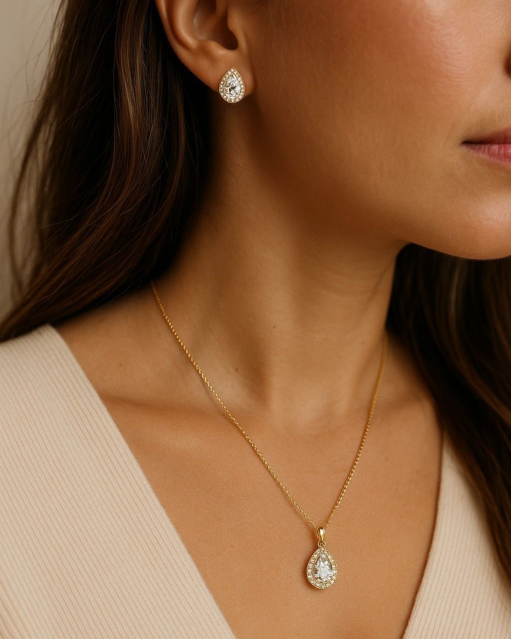 گوشواره گردنبند ظریف