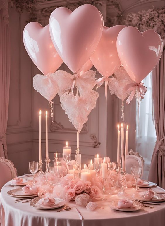 چیدمان میز شام برای تولد