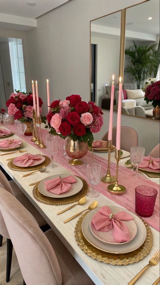 چیدمان میز شام برای تولد