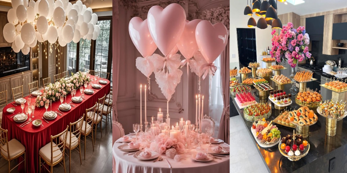 چیدمان میز شام تولد