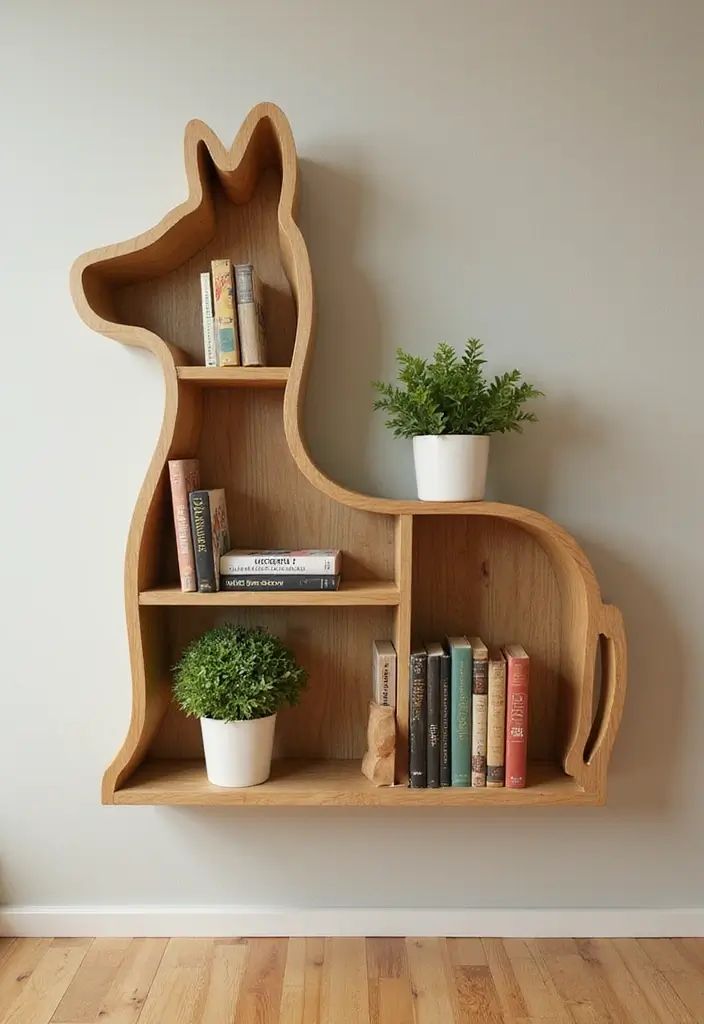 شلف طرح حیوانات