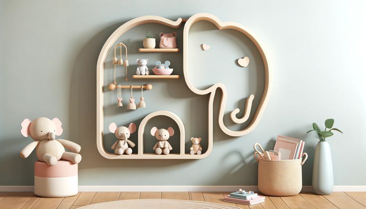 شلف طرح حیوانات